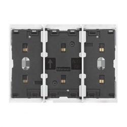 LIVING NOW MY HOME ramka stykowa 3mod. biały KW8103