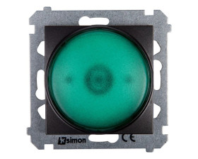Simon 54 Sygnalizator świetlny LED zielone światło antracyt DSS3.01/48