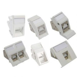 Moduł gniazdowy, Cat5e, Cat6a, UTP