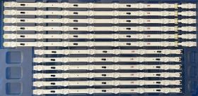 LISTWA LED BN96-40099A 8LED + BN96-40100A 6LED SAMSUNG 55 cali (55inch) ORYGINAŁ (KOMPLET 6+6 LISTEW)