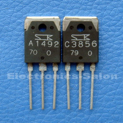 2SA1492 &amp; 2SC3856 Original SANKEN Transistor, One Pair.