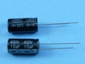 10uF/400V 100SZT 10x17 105° LEA ELKO