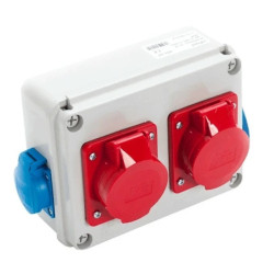 VIPLAST Rozdzielnica Gniazdo 32/5 + 16/5 + 2x250V