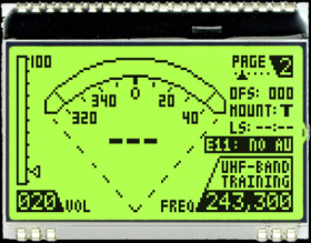 Graphic display, 128 x 64 character, STN, viewing area: 51 x 31 mm, EA DOGM128E-6