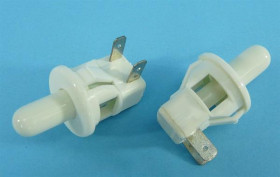 PBS-19BW 5A/250V PRZYCISK ZWIERNY BIAŁY