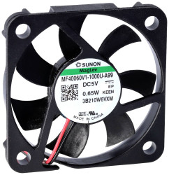 Sunon MF40060V2-1000U-A99 Wentylator osiowy 5 V/DC 9.34 m³/h (D x S x W) 6 x 40 x 40 mm