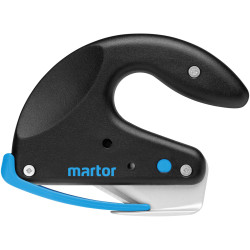 MARTOR 433.02 SECUMAX OPTICAL CUTTER Blue Plastic Safety Cutter