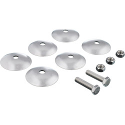 Sanding protection for installation of Aseptoflex Vario weld-in adapters, E30162, package with 3 pieces