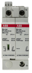 Urządzenie ochrony przeciwprzepięciowej 275 V na szynę DIN ABB Urządzenie ochrony przeciwprzepięciowej 80kA