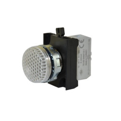 Lampka sygnalizacyjna serii CM z LED, 12-30V AC/DC, biała T0-CM050XB