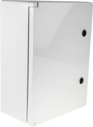 Szafka ścienna rozdzielcza Szary, materiał: ABS, IP65, 400 x 300 x 165mm, RS PRO