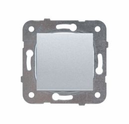 Włącznik VIKO schodowy srebrny NOVELLA