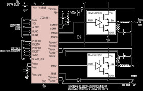 Dual Output PolyPhase Step-Down DC/DC Voltage Mode Controller with Digital Power System Management