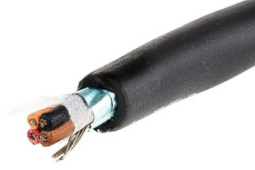 Control Cable liczba żył 4 0.35 mm² Ekranowany Alpha Wire średnica zew 4.9mm Czarny