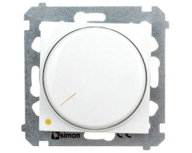 Simon 54 Ściemniacz obrotowy dwubiegunowy LED 5-215W biały DS9L2.01/11 WMDS-004xL2-011