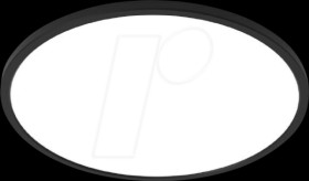 2943 LED CCT + RGB Deckenleuchte, dimmbar, 32W, 2560 lm, schwarz