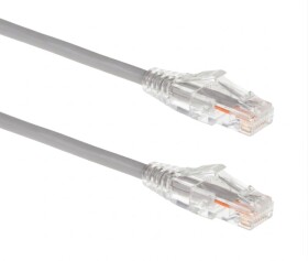 Patchcord U/UTP kat.6a 1.5m, slim (szary)