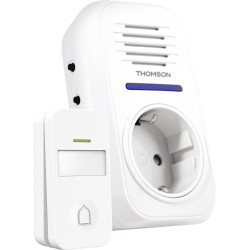 Avidsen 513132 Wireless Doorbell Set Simple Design Socket Available