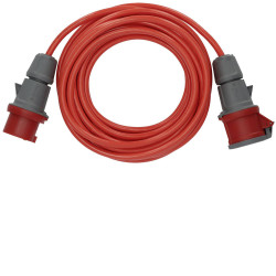 Brennenstuhl 1168580 BREMAXX CEE Extension Cable IP44 10m Signal Red 400V/16A