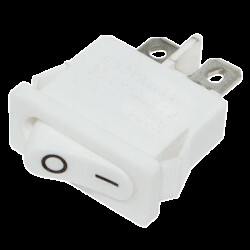 Przełącznik klawisz 230V 6A 2-poz 1-tor 1xNO biały KCD1-110AW