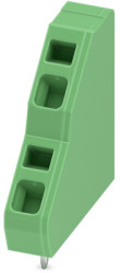 PCB terminal, 2 pole, pitch 5.08 mm, AWG 24-12, 17.5 A, spring-clamp connection, green, 1905023
