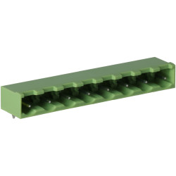 TruConnect 211886 7.62mm 8 Way 15A 300V Header Right Angle Side Entry Closed