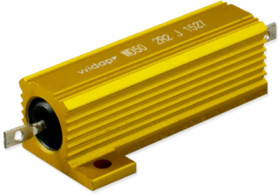 Wirewound resistor, 1 Ω, 50 W, ±5 %, WD50 1R0 5% (J)