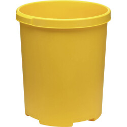 HAN 1836-15 KLASSIK XXL Waste Paper Basket 50L Polypropylene Yellow