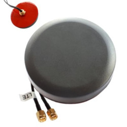 Antena wielopasmowa, zewnętrzna TANGO37/2.5M/SMAM/SMAM/S/S/17 Montaż panelowy, Złącze męskie SMA Okrągły, Siretta 2G