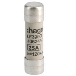Bezpiecznik 25A 10 x 38mm 500V Hager