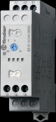 83.01.0.240.0000 Time lag relay, multi, 1 changer, 16 A, 24 - 240 VAC/DC