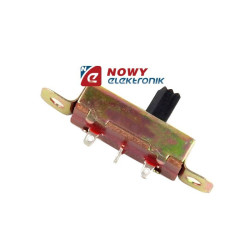 Przełącznik suwakowy przykręcany czarny