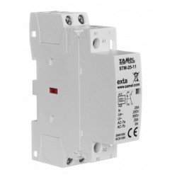 Stycznik instalacyjny STM-25-11 230V AC Modułowy, 1xNO/1xNC, 25A ZAMEL