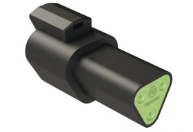 Złącze kabla 3-pinowe Amphenol Industrial 2-rzędowe Męski 13A AT Połączenie zagniatane Gniazdo