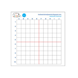 Mata do kodowania 100x100cm do Ozobot