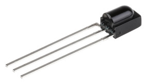 Odbiornik IR TSOP38538, 950nm, 38kHz, zasięg 45m, 2,5 → 5,5 V, Vishay