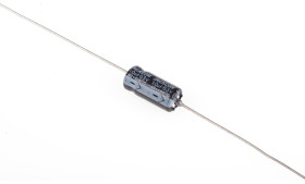 Kondensator 10μF 63V dc Osiowy, Otwór przelotowy RS PRO 6 (Dia.) x 13mm