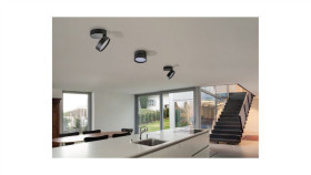 Lampa Punktowa Czarny Spot Faro Z Nieruchomym Oczkiem Na Gu10 Lp-6510/1Sm Bk...