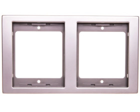 Berker K.5 Ramka podwójna pionowa stal szlachetna nierdzewna 13237004