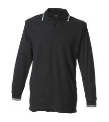 NEW MARSIGLIA BLACK POLO M/LUNGA