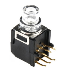 Klosz do przycisku dotykowego SPDT 100 mA przy 32 V DC 12.4mm 4mm