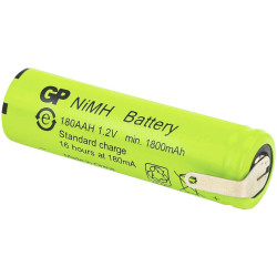 GP GPIND180AAH1A1PC1 AA rechargeable battery NiMH 1.2V 1800mAh single pack