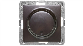 Impresja Ściemniacz Przyciskowo-Obrotowy /Żarowy I Halogenowy/ Antracyt...