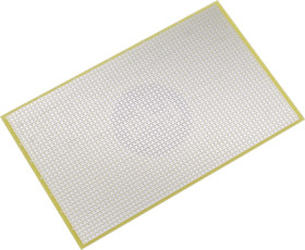 Circuit board, 100 x 160 mm, pitch 2.54 mm, single sided, FR4 epoxy, Cu 35 µm, BYB-3-11H6045