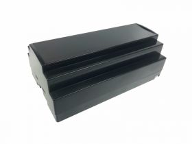 Obudowa na szynę DIN EC-209A-S czarna (pełna)