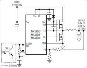Low-Cost, Wide Input Range, Step-Down Controllers with Foldback Current Limit