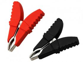 KROKODYL 30A GRUBY CZARNY/CZERWONY