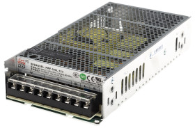 Zasilacz impulsowy nap. wyjściowe: 12V dc 200W 16.7A 1 wyjście nap. wejściowe: 90 → 264V ac Montaż w obudowie RS