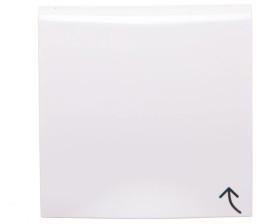 B.Kwadrat Płytka czołowa gniazda z/u z pokrywą śnieżnobiały 3965898999