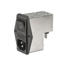 4304.4023 Złącze zasilające z filtrem, przykręcany 4A